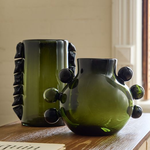 Jade Artisanal Glass Vases | West Elm (US)