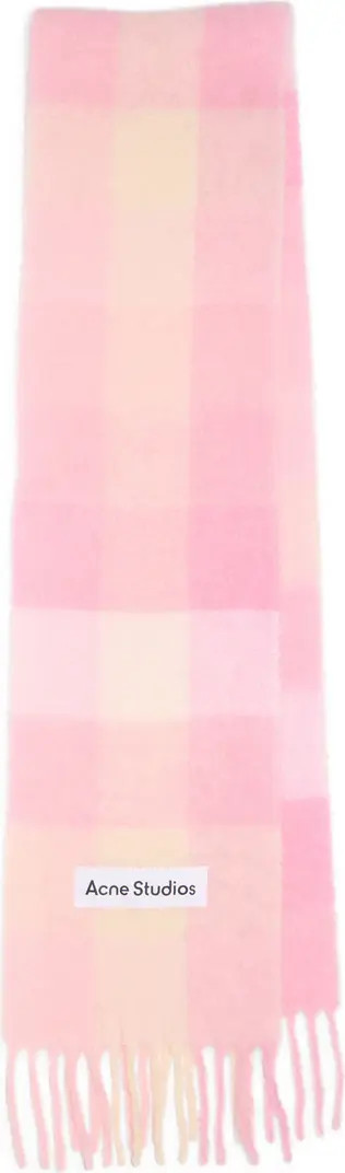 Vally Plaid Alpaca, Wool & Mohair Blend Scarf | Nordstrom