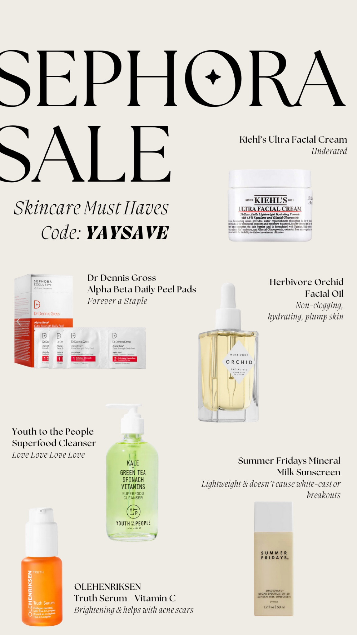 Sephora Sale: Skincare Must Haves
20% off for Rouge
15% off for VIB
10% off for Insider

#LTKbeauty #LTKsalealert #LTKxSephora