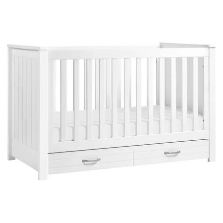 DaVinci Asher 3-in-1 Convertible Crib with Toddler Bed Conversion Kit in White Finish | Walmart (US)