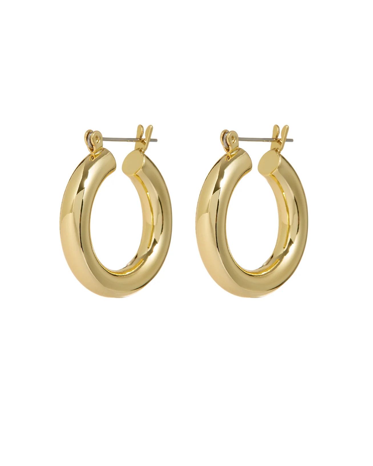 Baby Amalfi Tube Hoops- Gold | Luv Aj
