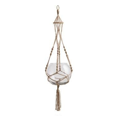 Natural Jute Macrame Plant Hanger | World Market