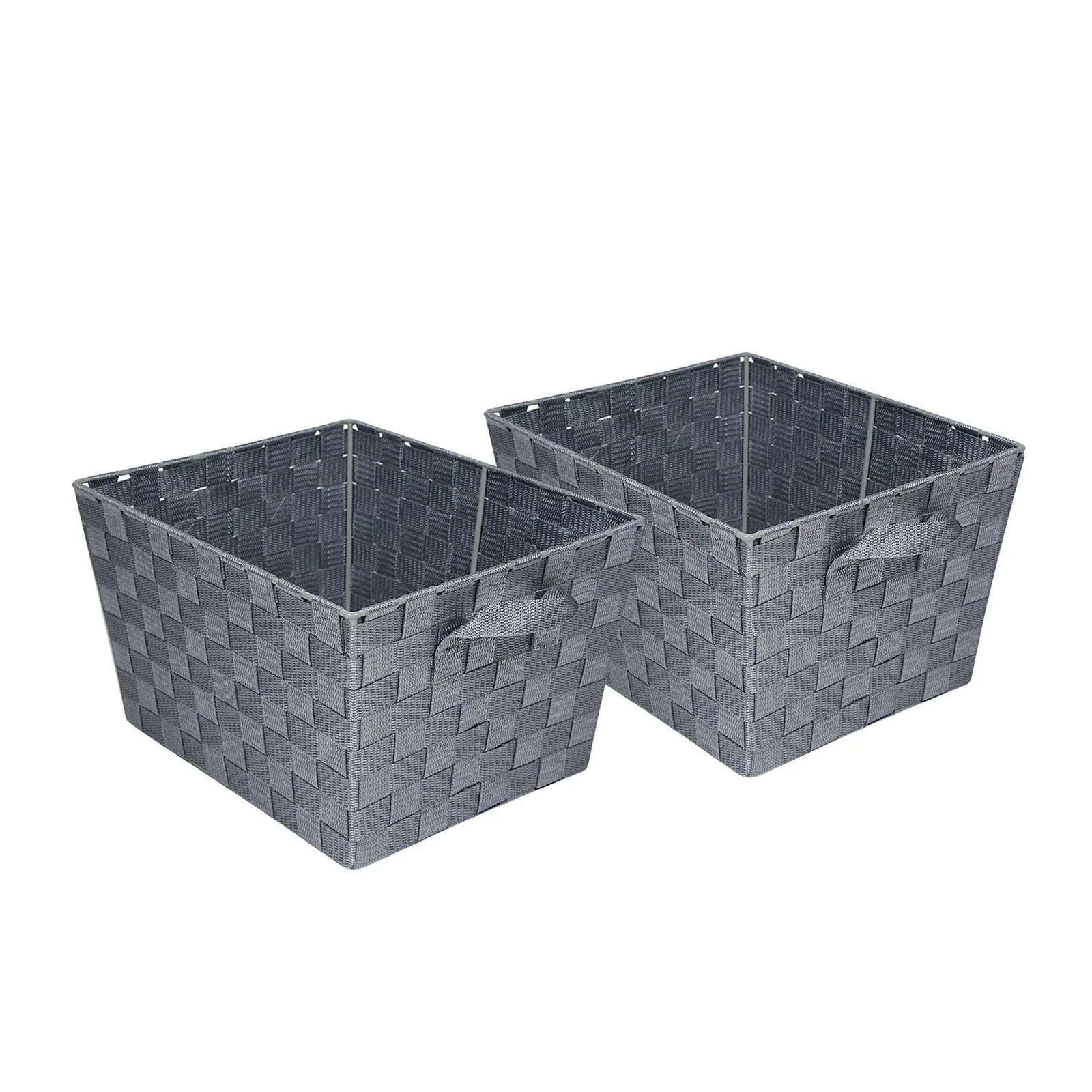 Honey-Can-Do 2-pack Woven Baskets, Grey, 2 Pc Set | Kohl's