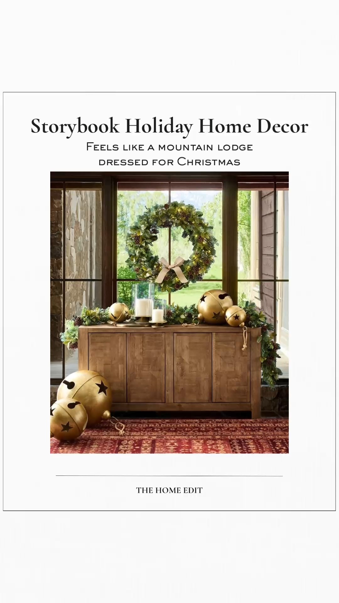 Cozy Holiday Decor Inspiration

Create the warmest holiday entryway with classic greenery, oversized gold bells, glowing candles, and a statement Christmas wreath. This look blends rustic Christmas décor, wood tones, and timeless greenery to make your home feel magical the moment guests walk in. Tap to shop the exact pieces and bring this cozy holiday styling to life.

holiday entryway décor, Christmas wreath ideas, rustic holiday style, Christmas home inspiration, oversized gold bells, festive garland décor, cozy Christmas decorating, holiday console table styling, LTK holiday finds, Christmas home décor ideas. 

 

#LTKHome #LTKHoliday #LTKSeasonal