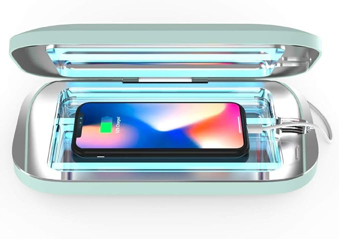 PhoneSoap Pro UV Smartphone Sanitizer & Universal Charger | Patented & Clinically Proven 360 Degr... | Amazon (US)