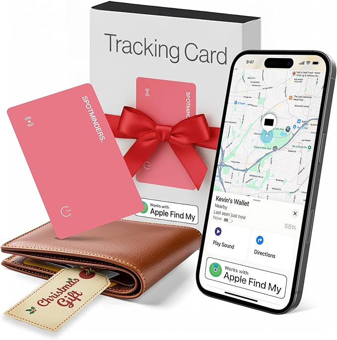 SPOTMINDERS Apple MFi Certified Wallet Tracker for Christmas Stocking Stuffers for Teen Girls Gif... | Amazon (US)