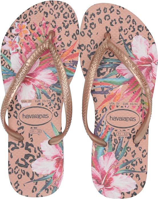 Havaianas Unisex-Child Slim Animal Floral Flip Flop Sandal | Amazon (US)