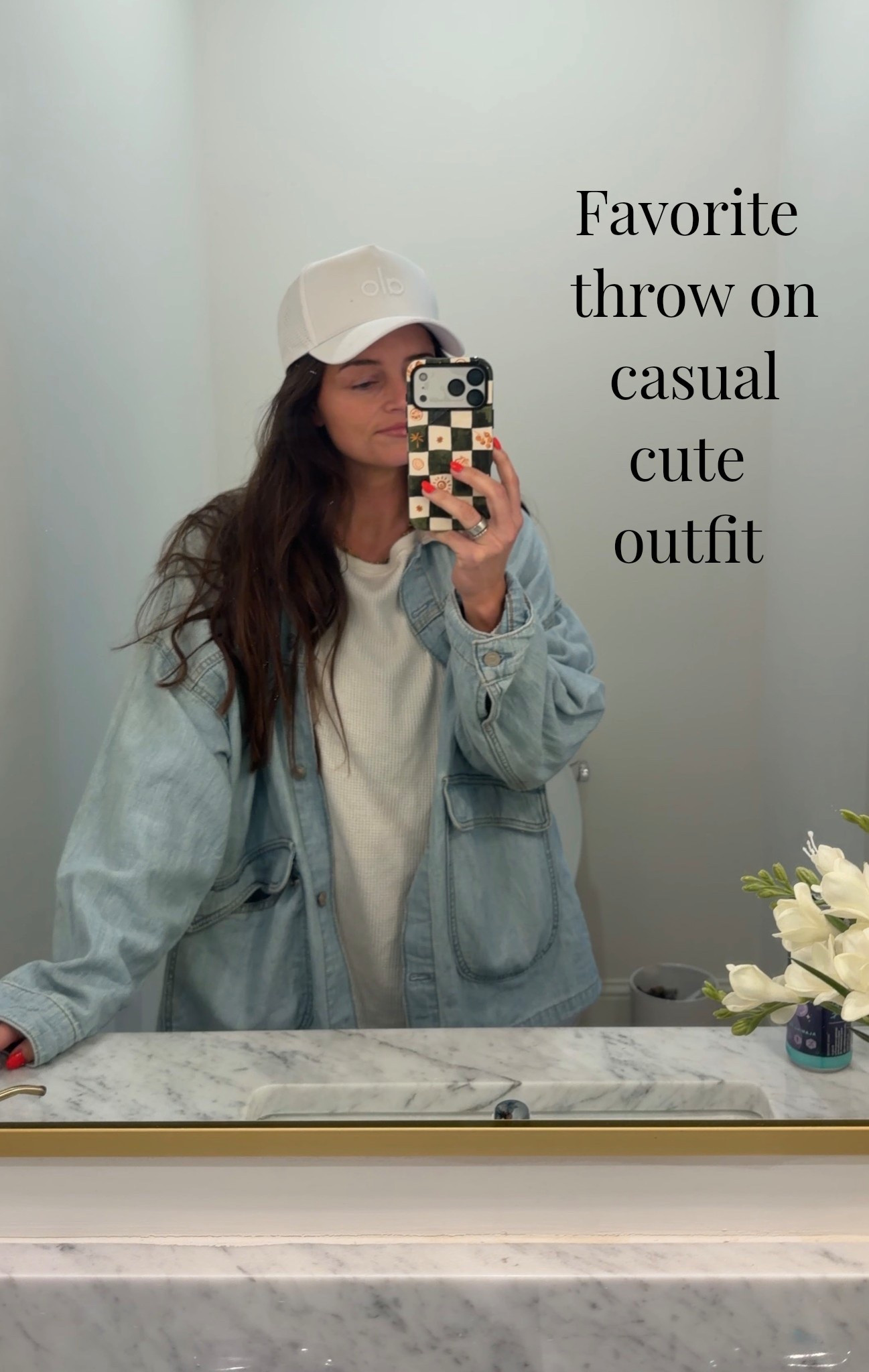 Loving this Jean jacket from free people! So easy to dress up or down. 

#LTKootd #LTKMidsize #LTKmomlife