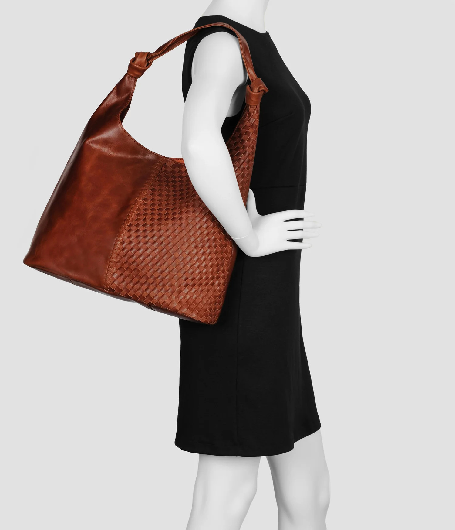 Gemma Leather Tote with Knotted Strap | Wilsons Leather