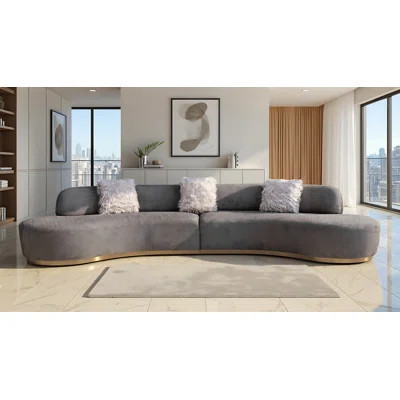 Nileah Upholstered Sectional | Wayfair North America
