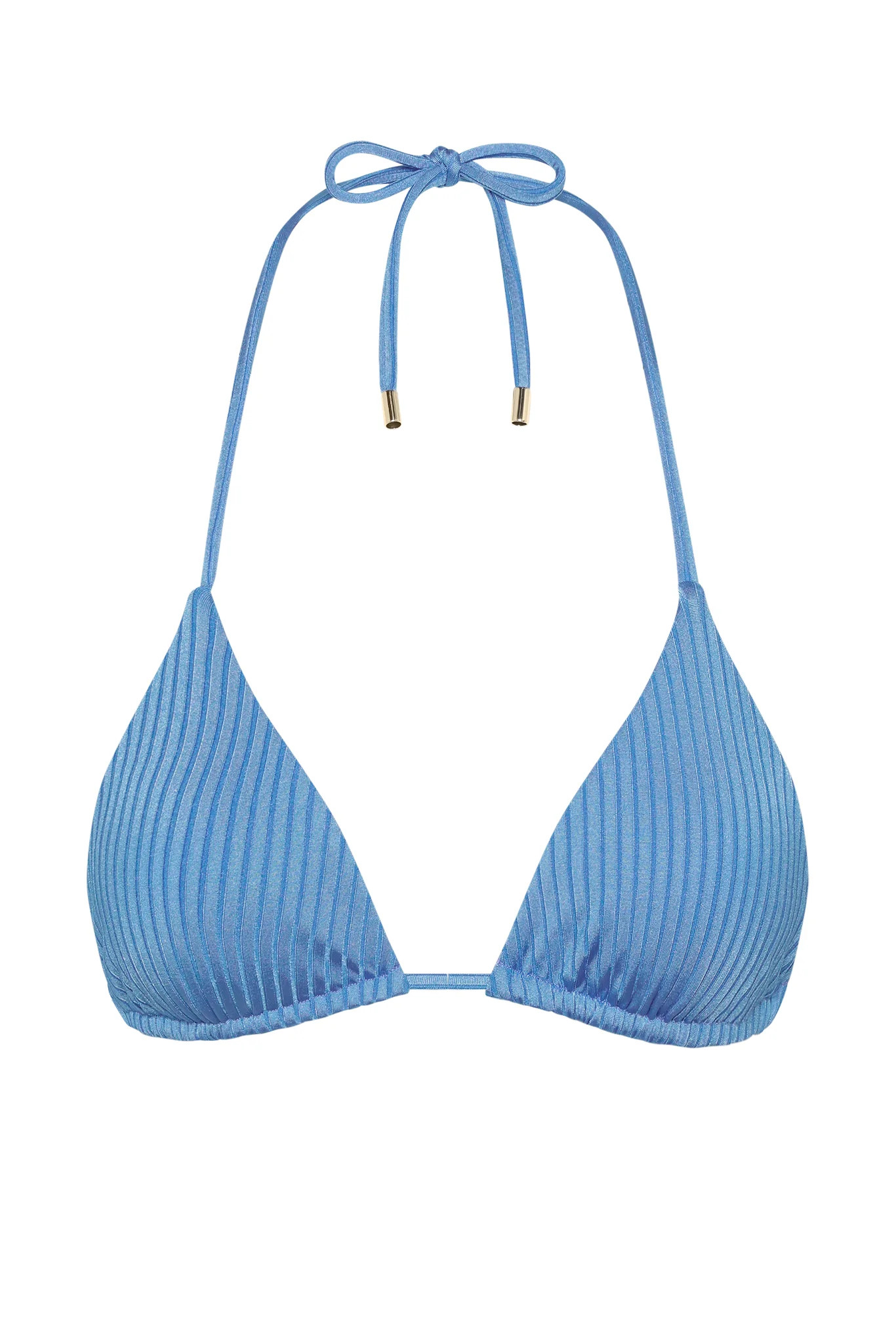 Palma Top - Dream Blue Wide Rib | Monday Swimwear