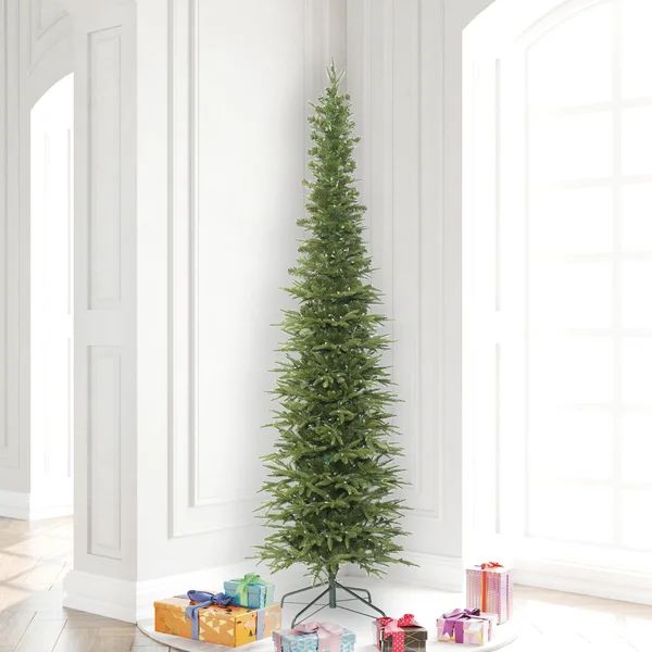 Pencil 7.5' Green Fir Artificial Christmas Tree | Wayfair North America