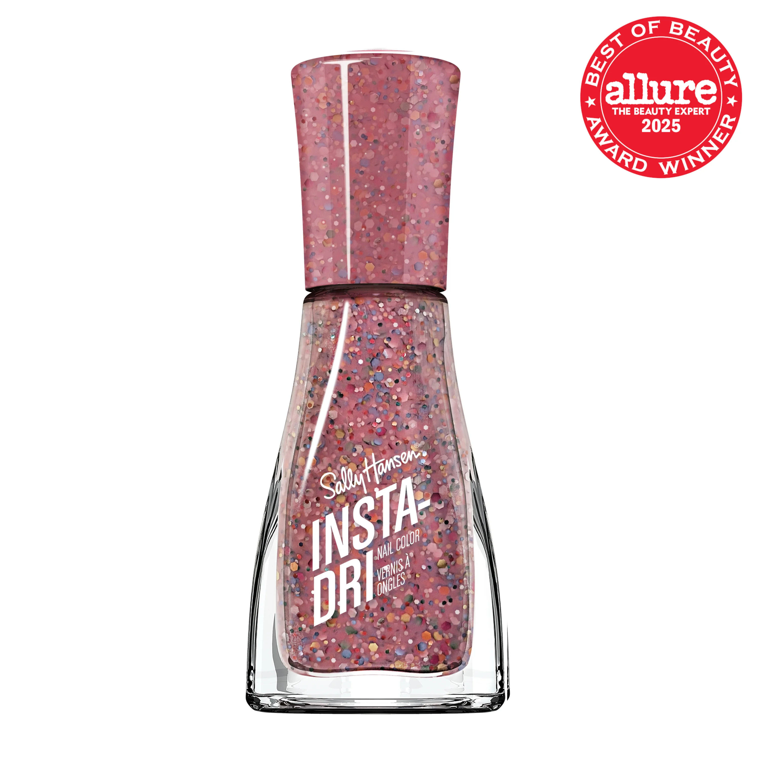 Sally Hansen Insta-Dri Nail Polish, Quick-Drying, Long-Lasting Shine, Confetti Pop​ 0.31 fl oz | Walmart (US)