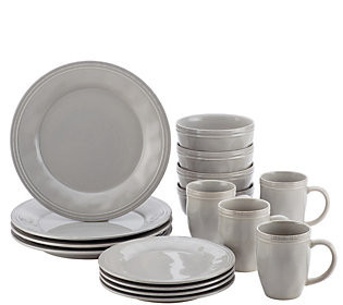 Rachael Ray Cucina Dinnerware 16-Pc Stoneware D innerware Set | QVC