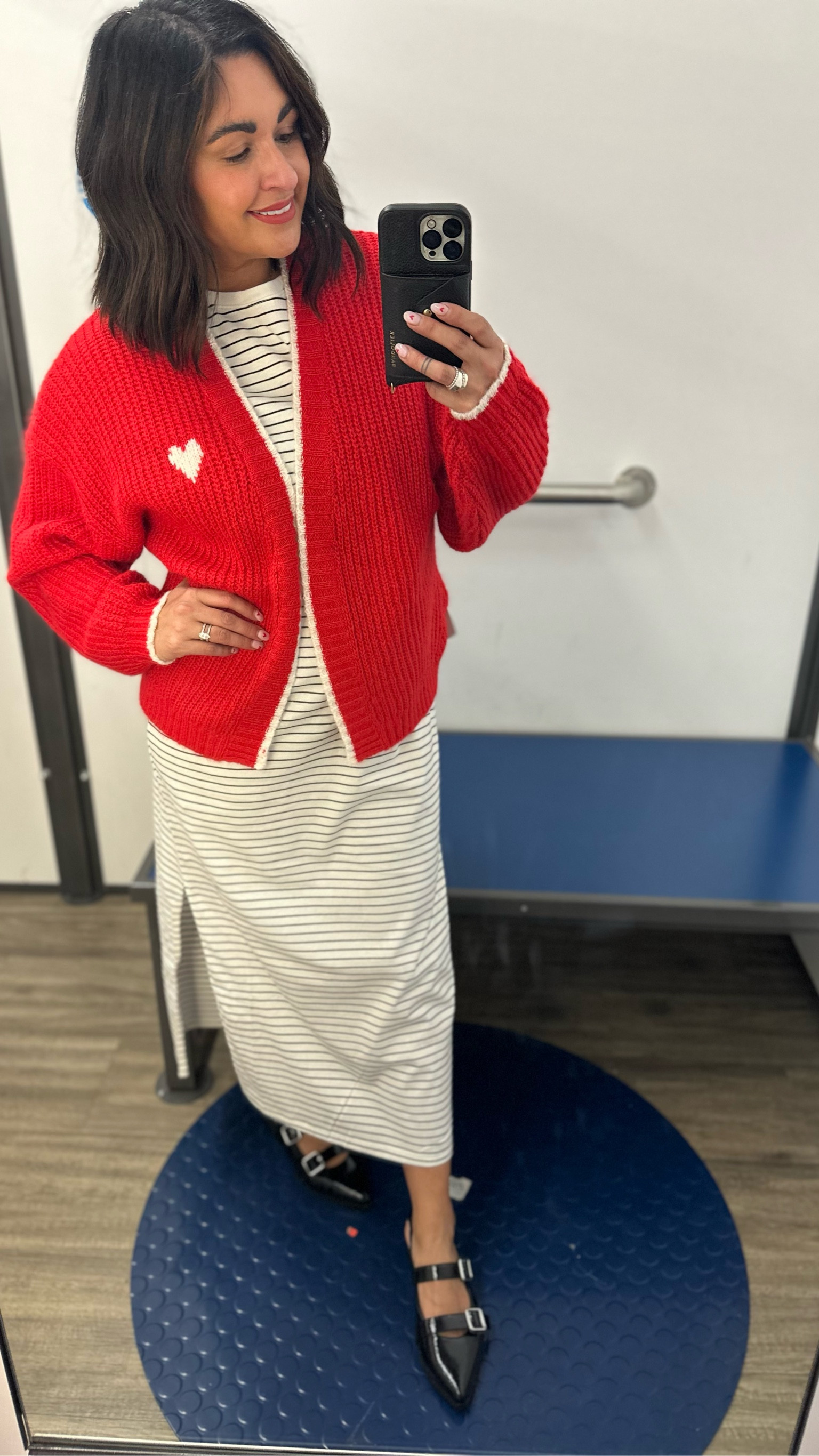 Some cozy love for your Valentine’s Day! I love red and this cute cardigan would look so cute year round over any outfit. Paired with a striped tank dress and fun buckle flats! #oldnavyfinds

#LTKfindsunder50 #LTKshoecrush #LTKSpringSale