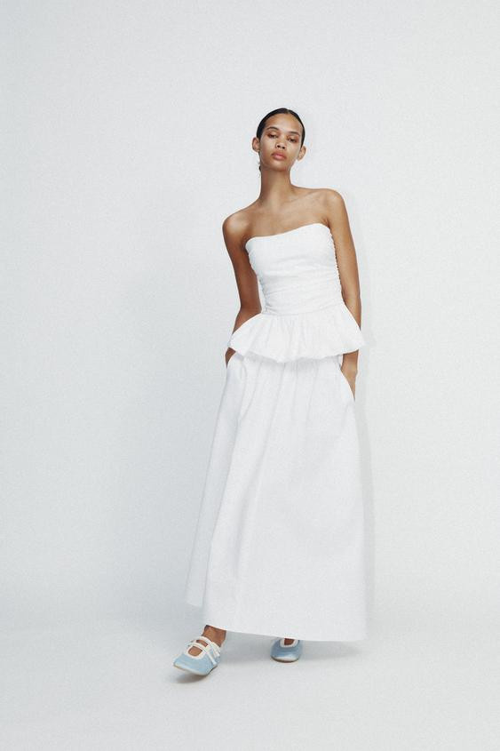 VOLUMINOUS POPLIN TOP | Zara US