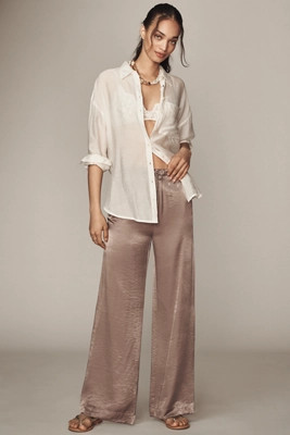 InWear Celena Silky Pull-On Pants | Anthropologie (US)