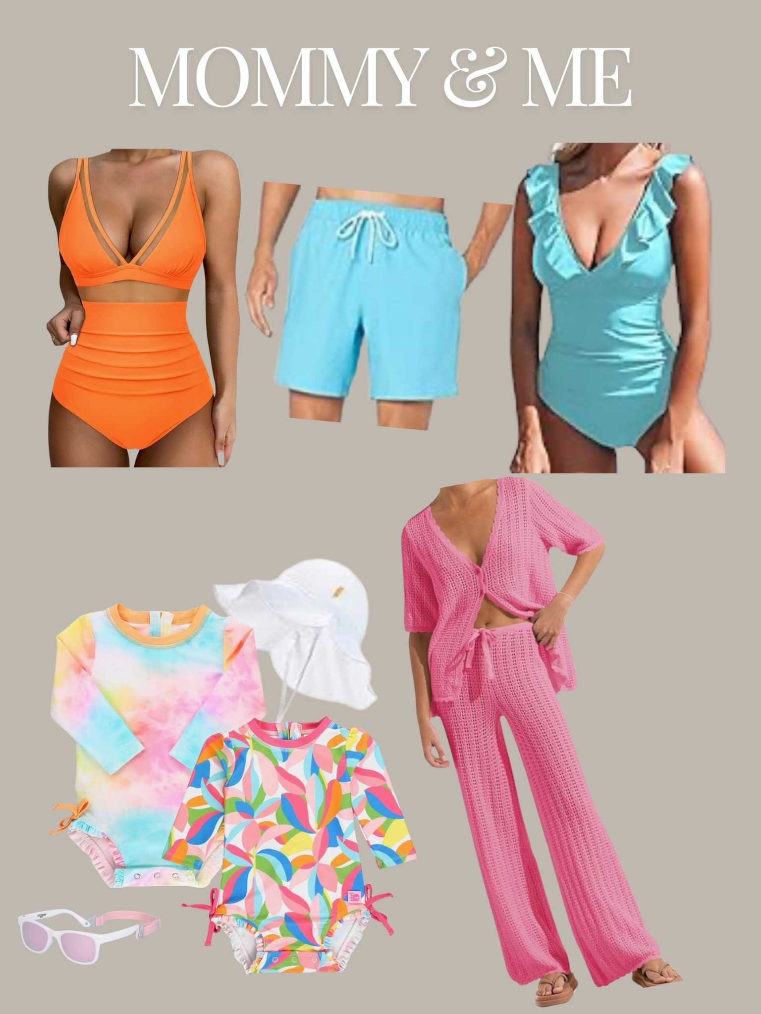 Mom mode but make it ✨cute✨

Matching moments, vacay vibes, & the cutest colorful finds for you + your minis. From splash-proof rashguards to hot mom swim looks — I linked everything you need for your next beach or pool day 🧡💦

Tap to shop the edit!
#MommyAndMeLooks #VacationReady #LTKFinds #AmazonFavorites #BeachDayFits #LTKFamily 

#LTKBaby #LTKFamily #LTKSeasonal