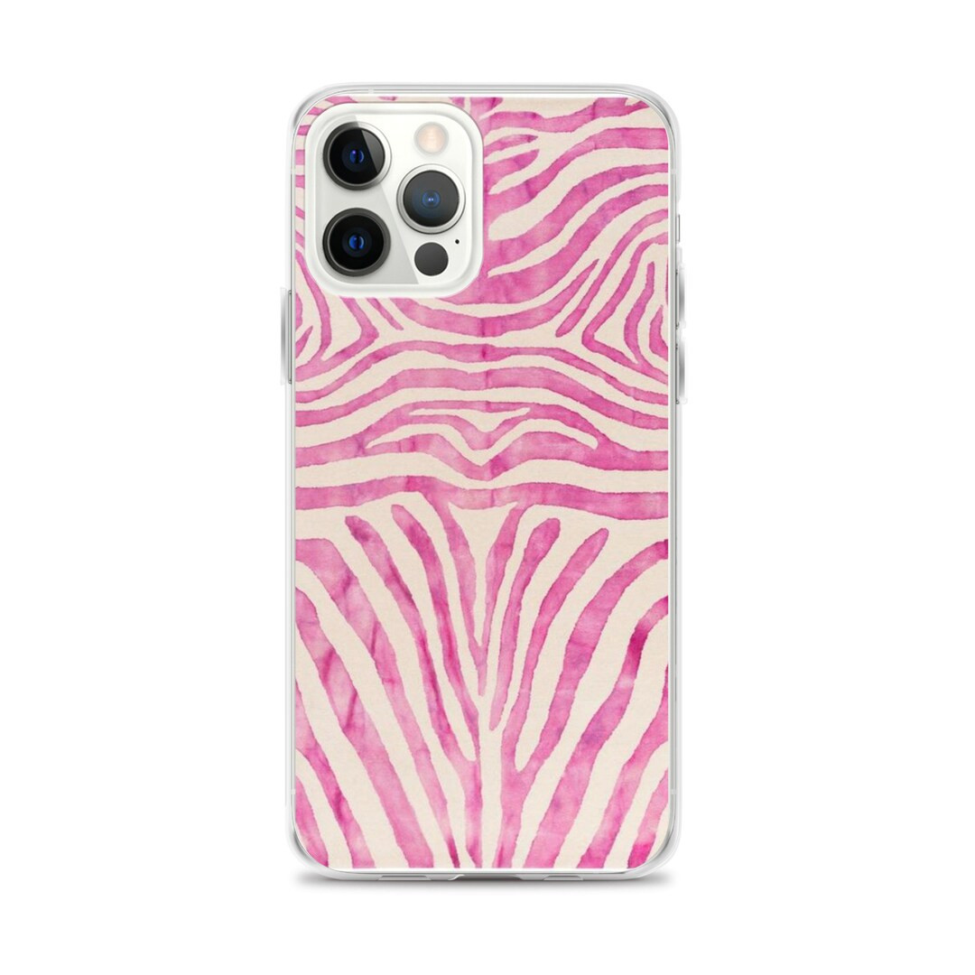 Pink Zebra Phone Case - Etsy | Etsy (US)