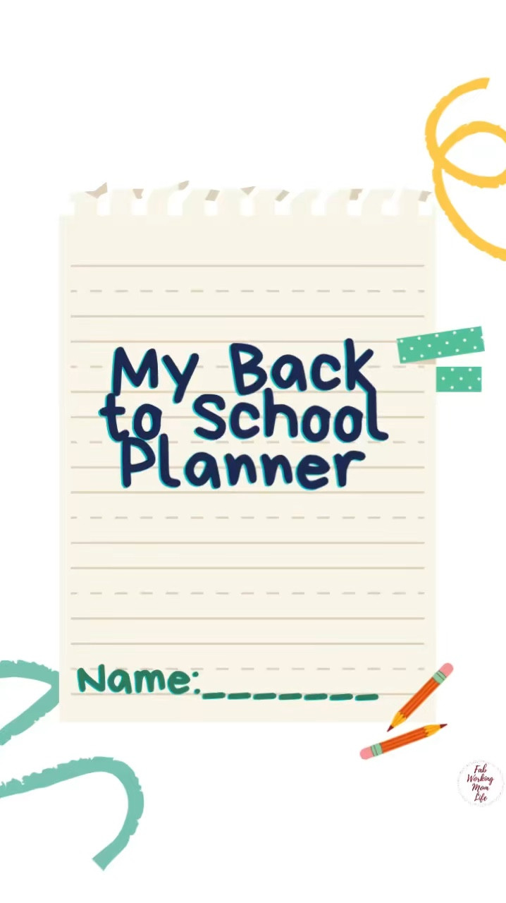 Back to school planner

#LTKFamily #LTKKids