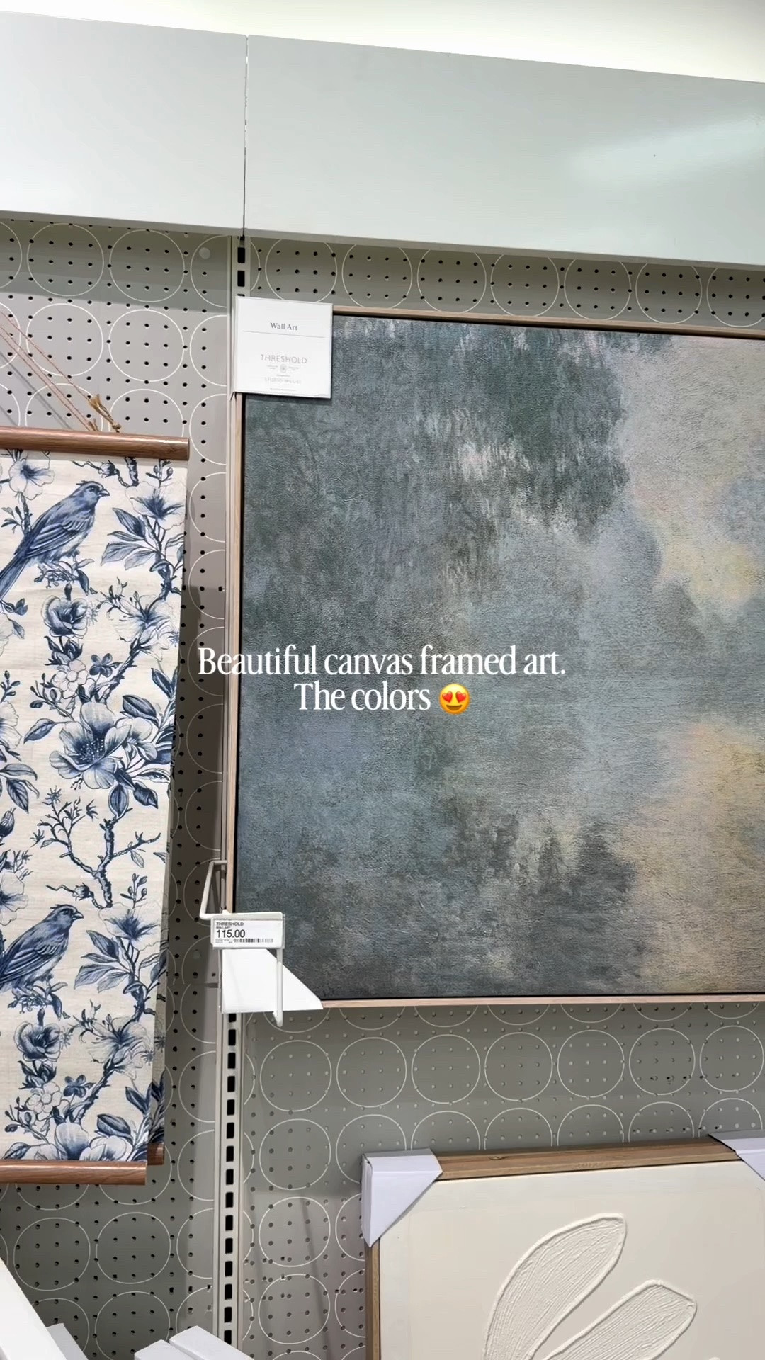 This is one of my favorite wall art pieces. The blues are so pretty! Ignore the terrible stock image, it’s MUCH better IRL.

#LTKHome