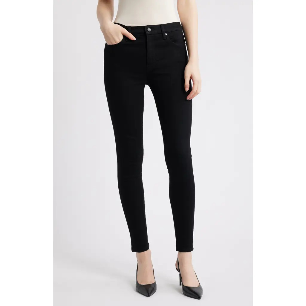 FRAME Le High Skinny Jeans in Black at Nordstrom, Size 29 | Nordstrom