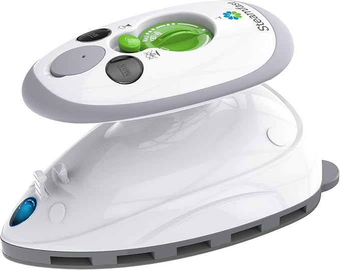 Steamfast SF-717 Mini Steam Iron with Dual Voltage, Travel Bag, Non-Stick Soleplate, Anti-Slip Ha... | Amazon (US)