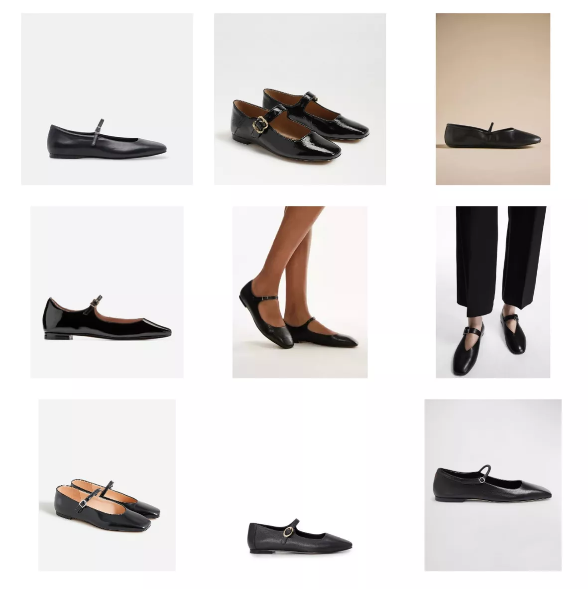 REYES Ballet Flats Black Leather  Black Leather Flats – Dolce Vita