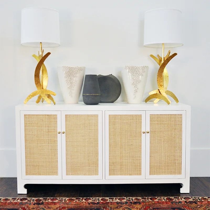 Sofia 58" Wide Pine Wood Sideboard | Wayfair North America