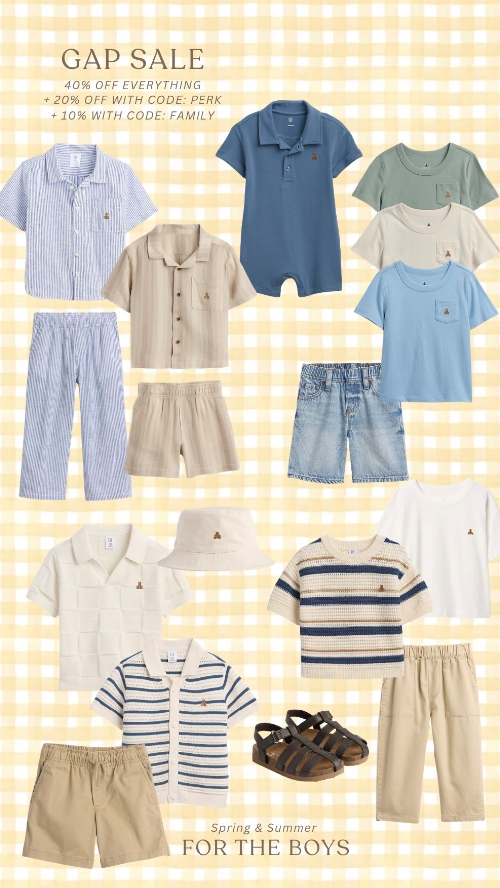 Shop the @gap friends & family sale with everything 40% off plus stackable codes PERK & FAMILY for extra savings!!