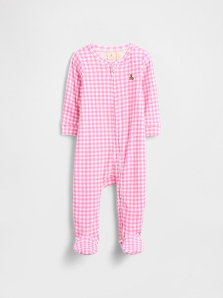 Baby Print Two-Way Zip One-Piece | Gap Factory