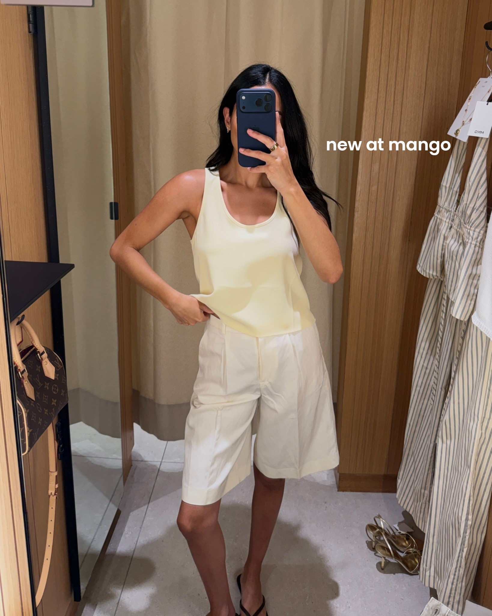 new at mango! wearing a small in the top + size 2 in the shorts

#LTKootd #LTKSeasonal