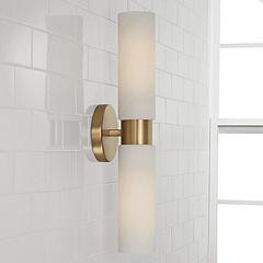 Capital Lighting Alyssa 2 Light Sconce  Aged Brass | www.lampsplus.com | Lamps Plus