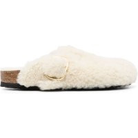 Birkenstock Boston Big Buckle Shearling Teddy Guscio d'uovo, Pelliccia e altro | Balardi (US & Canada)