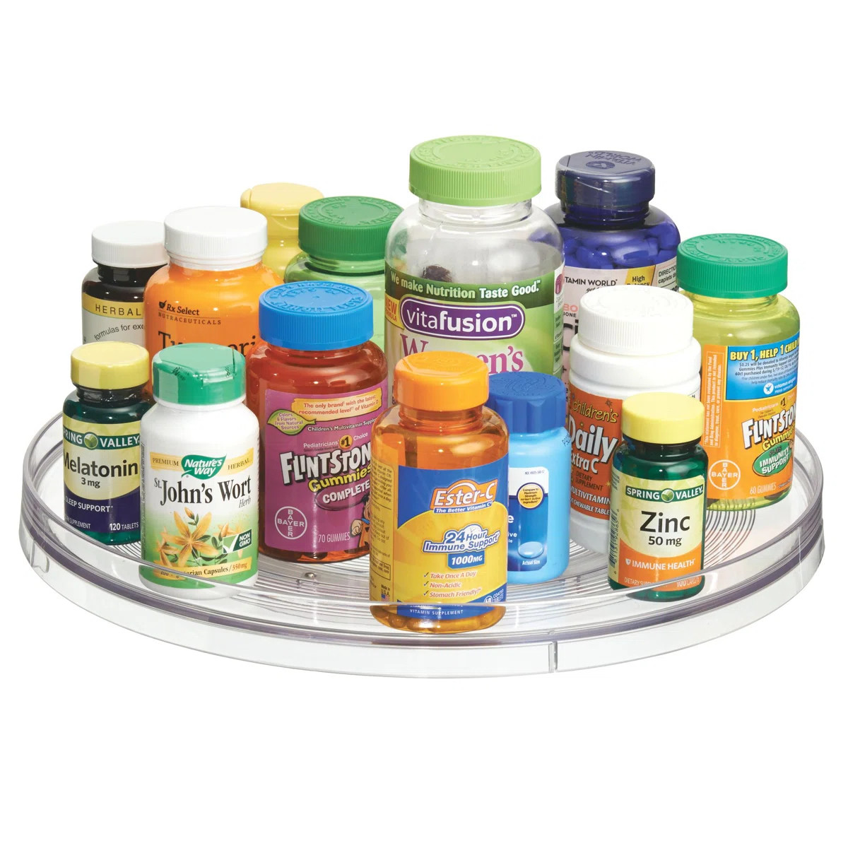 iDesign Recycled Plastic Lazy Susan Turntable Organizer, Pantry, Bathroom, General Storage and Mo... | Wayfair North America