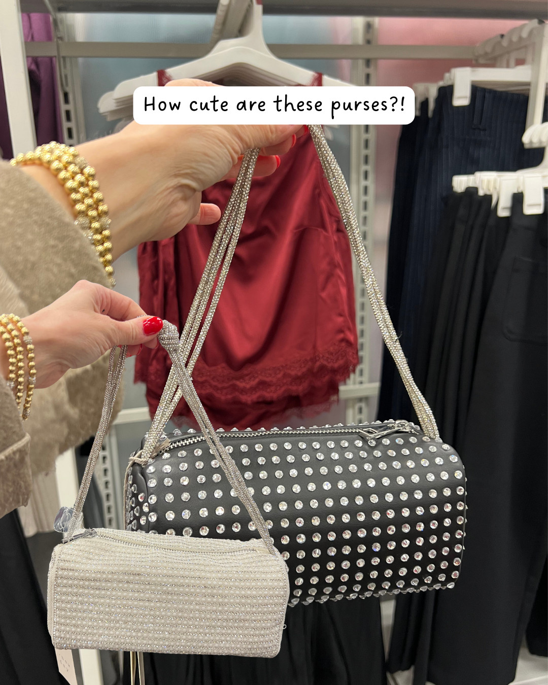 fun sparkly purses from Target! Great for holidays, parties & bachelorettes! 

 #LTKGiftGuide #LTKOver40 #LTKWedding