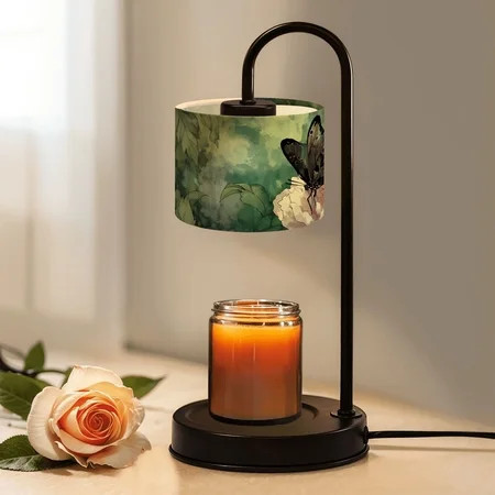 Candle Warmer Lamp with Timer Dimmer Whimsical Butterfly Garden Watercolor Summer Decor Candle Lamp Warmer for Jar Candle with 4 Bulbs Gifts for Women House Warming Gifts | Walmart (US)