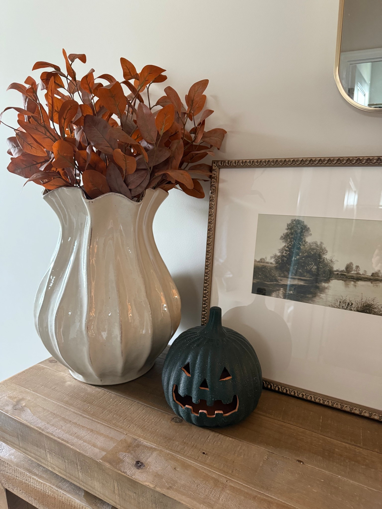 If you’re looking for stems these are beautiful ! $5 a stem this is a total of 6 for this oversized vase 

Target, target find, fall, pumpkin, stems entryway table, entryway 

#LTKFindsUnder50 #LTKHome #LTKSeasonal