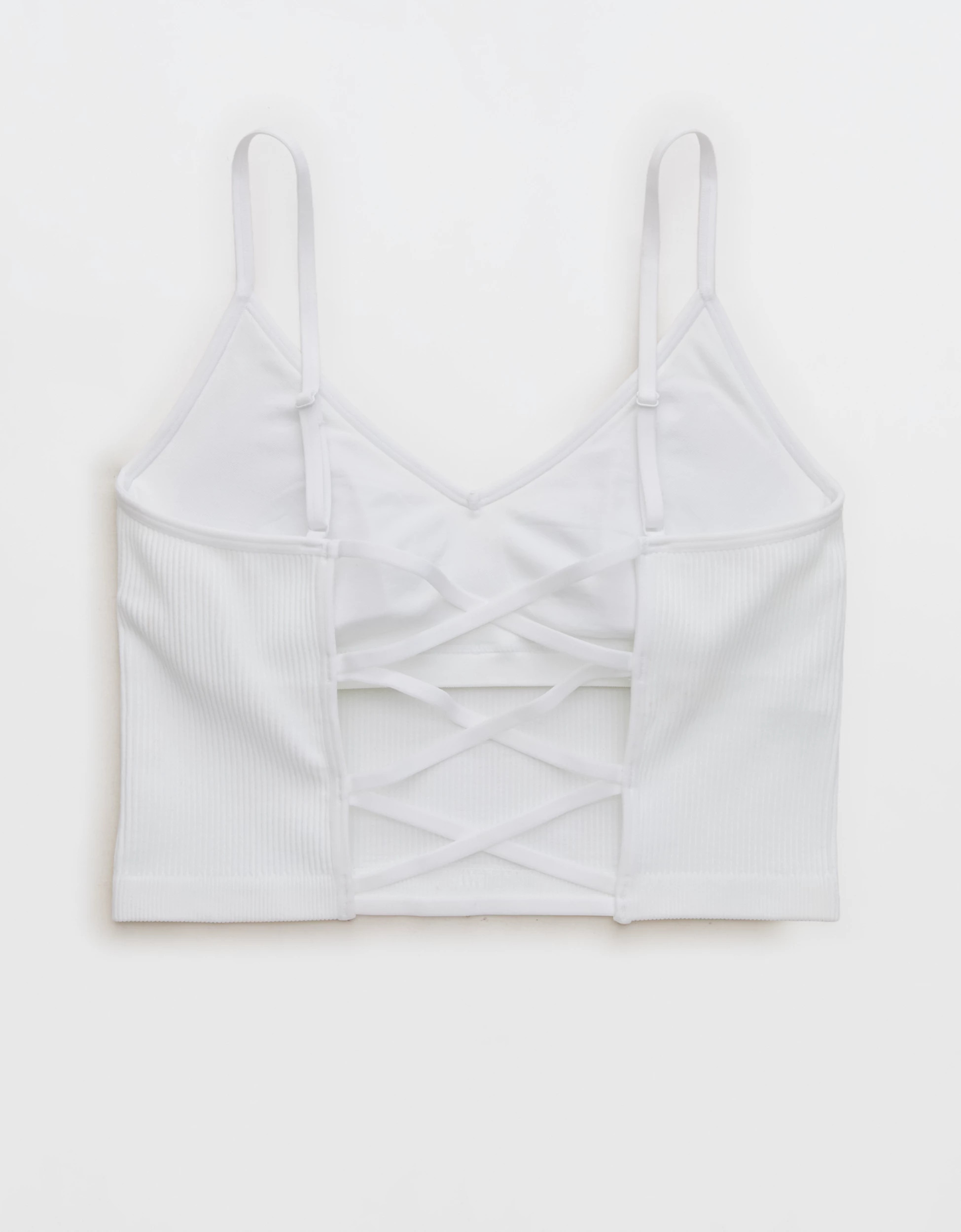 Superchill Seamless Rib Padded Bra Top | Aerie