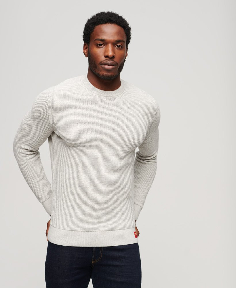 Textured Crew Knit Jumper | Superdry (UK)