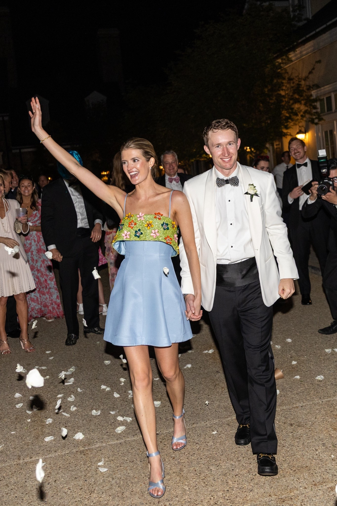 Wedding Second look inspo! A beautiful pop of color 💚🩵 

#LTKStyleTip #LTKWedding