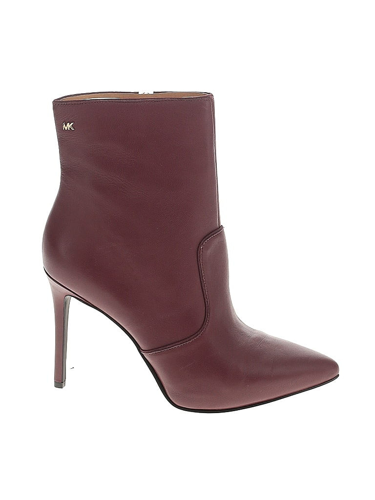 MICHAEL Michael Kors Boots: Burgundy Shoes - Size 9 | ThredUp