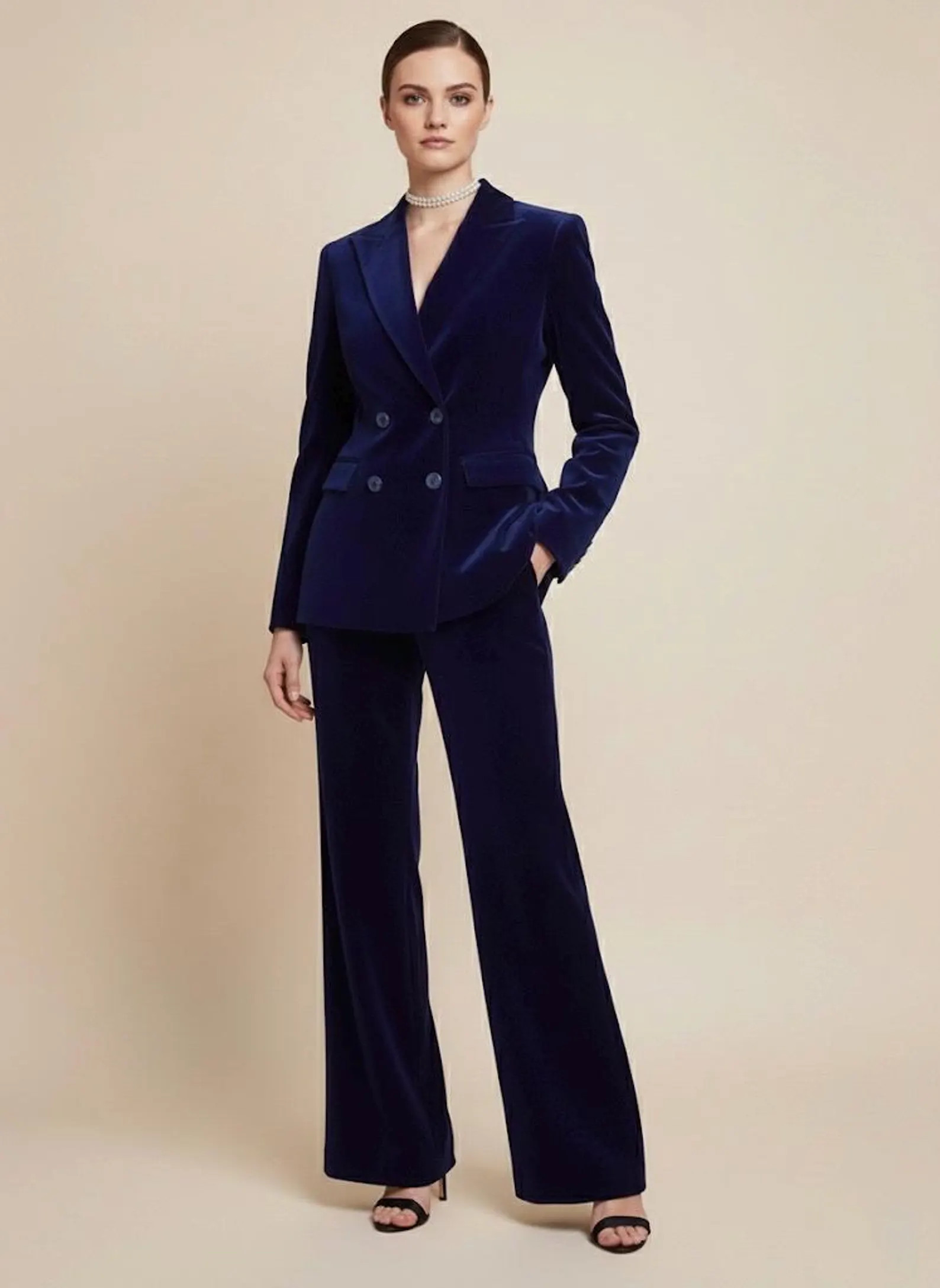 LUXURY Velvet Blazer Set Natural Mulberry Velvet Jacket Double Breasted Blazer Velvet Texudo Suit... | Etsy (US)