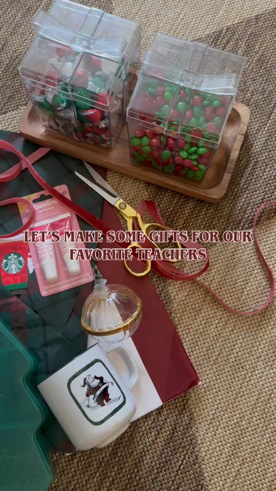 Our teachers work so hard to not only teach our babies all year, but to love and care for them when we are not with them all day.we have been blessed with so many amazing teachers and we are so thankful for them and cannot wait to bless them at Christmas the way they have blessed us all year! 

Christmas gift 
Christmas wrapping 
Teacher gift 
Thank you gift 

#LTKHoliday #LTKmomlife #LTKGiftGuide