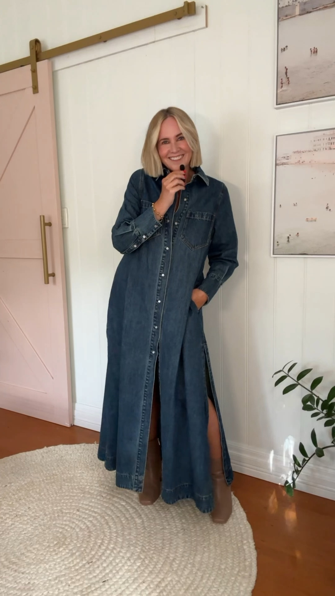 Too much use of the word perfect? Never when referring to this statement winter denim dress, new at Bohemian Traders

#LTKmidsize #LTKaustralia #LTKover50style
