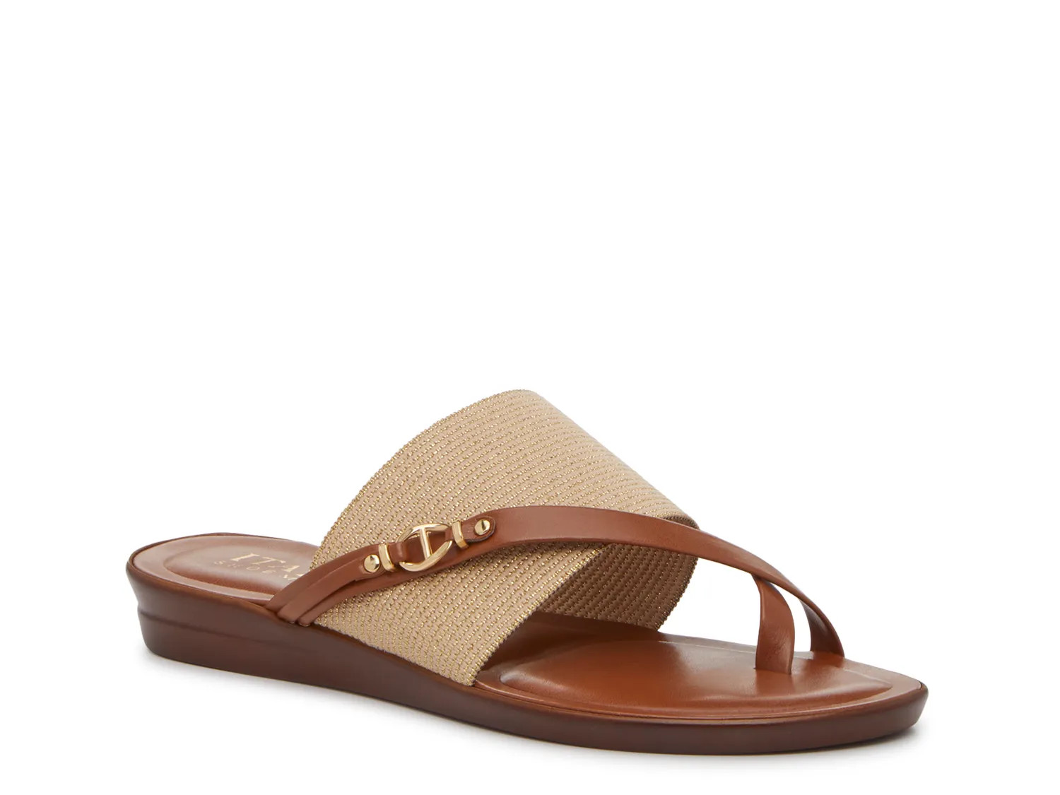 Italian Shoemakers Heidie Sandal | Women's | Brown/Platinum | Size 9 | Sandals | DSW