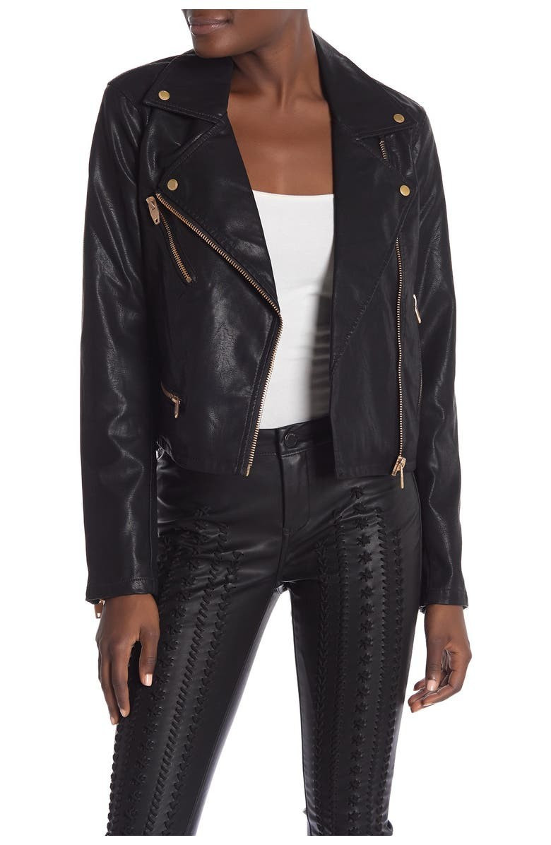 Faux Leather Moto Jacket | Nordstrom Rack