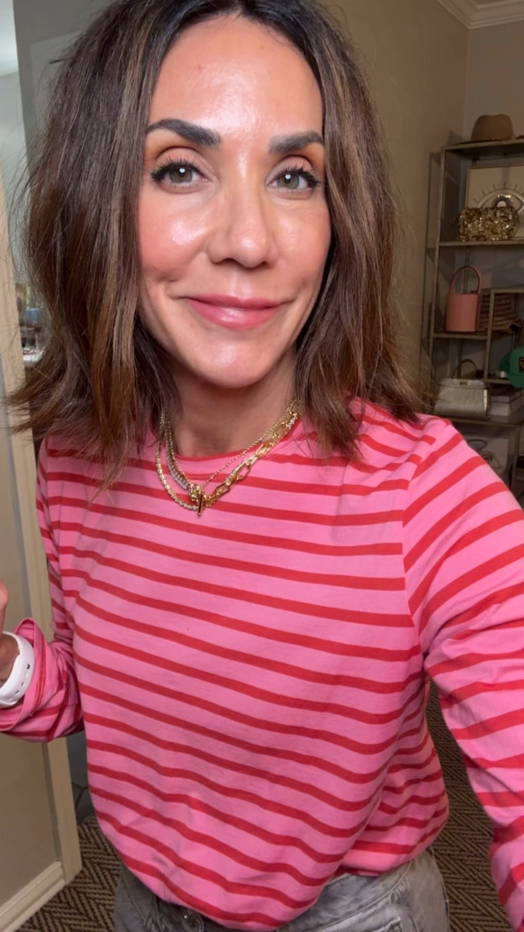 Size 23 in jeans
Size small in T-shirt

#LTKStyleTip #LTKOver40 #LTKPetite