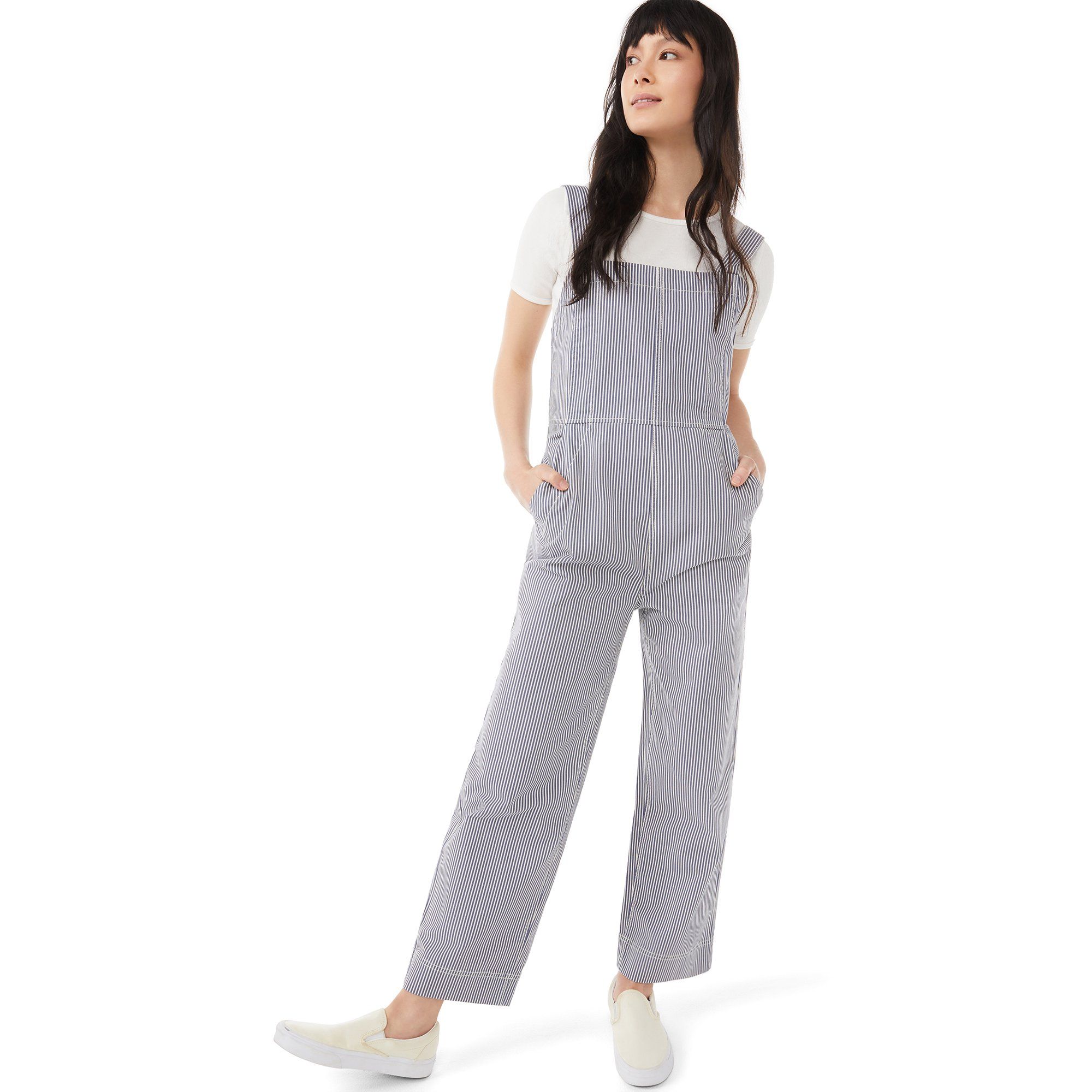 Free Assembly Women's Straight Leg Bib Coveralls | Walmart (US)