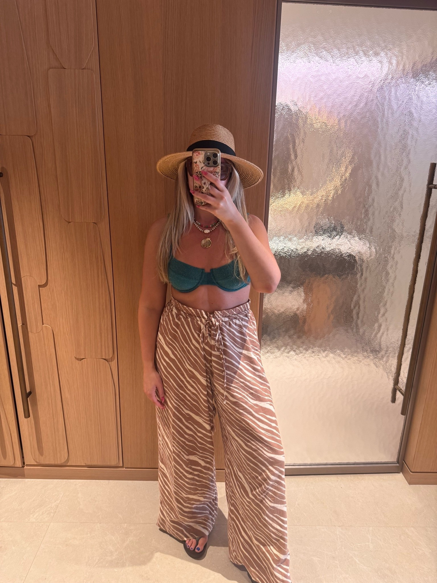 Swim wear look, beach outfit, vacation outfit, resort wear. Wearing a large top & xl bottom. Pants are old

#LTKootd #LTKSwim #LTKMidsize